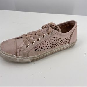 Restricted Girls Rose Blush Pink Sneakers